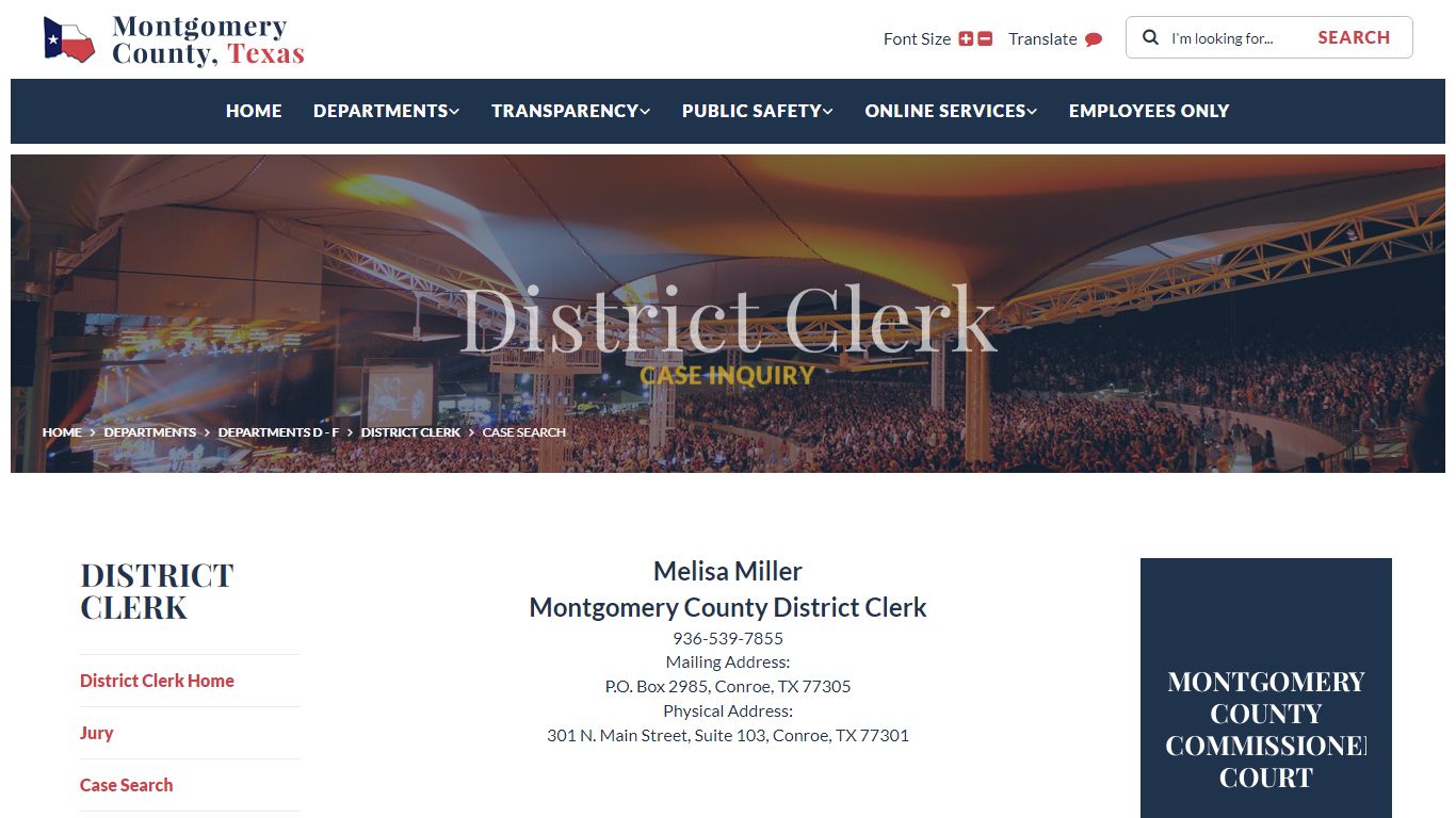 District Clerk - Welcome to Montgomery County, Texas